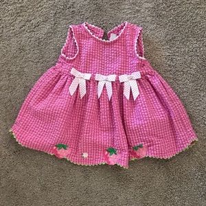 Pink dress for baby girl